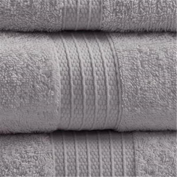 Madison Park Cotton Bath Towel Set, Grey - 6 Piece MP73-5137 - main